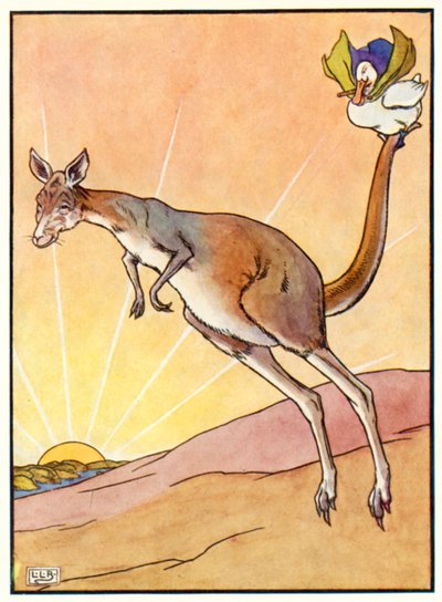 The Duck and the Kangaroo by Leonard Leslie Brooke